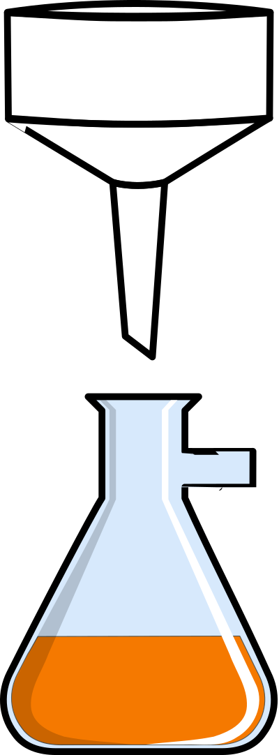 Buchner Funnel and Flask clipart