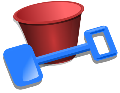 Bucket and Spade Remix clipart