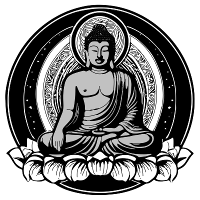 Buddha at Peace clipart