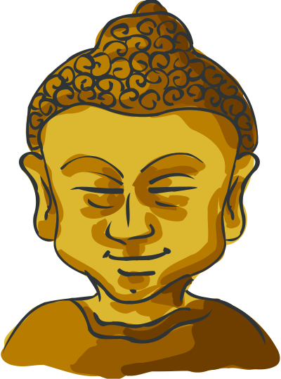Buddha Head clipart