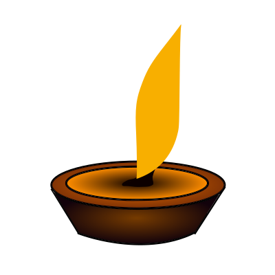 Buddhist light clipart