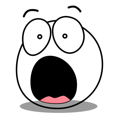 Buddy Frightened cartoon character remix original by AJ clipart