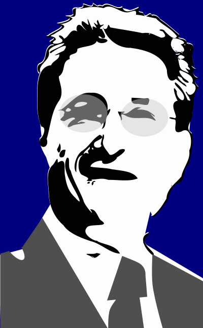 Bueste Bischof Wolfgang Huber clipart
