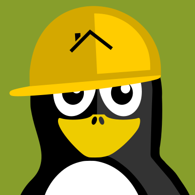 Builder Penguin clipart