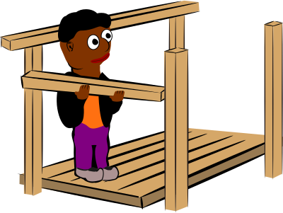Building another timber frame clipart