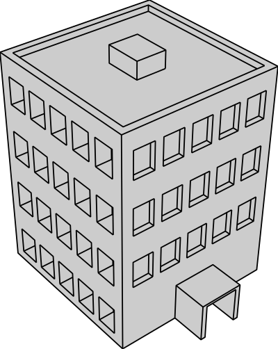 Building - perspective clipart