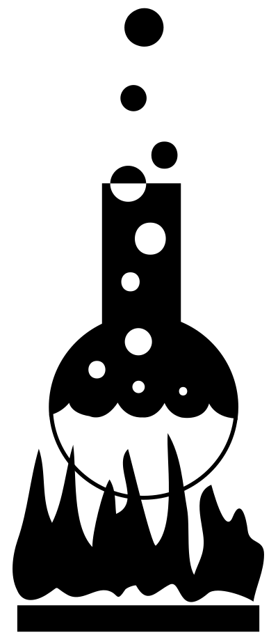 Bulb flask clipart