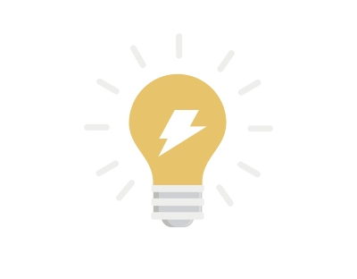 Bulb flat icon clipart