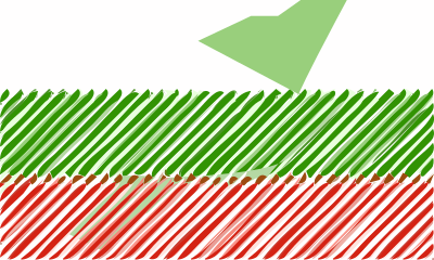 Bulgaria flag linear clipart