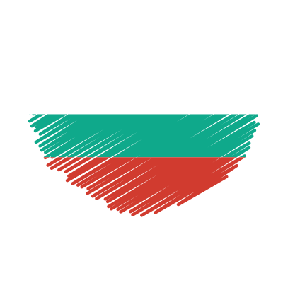 Bulgarian flag heart clipart
