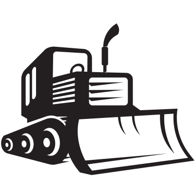 Bulldozer clipart