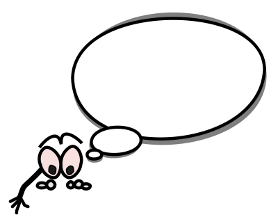 Bulle gauche montre bas clipart