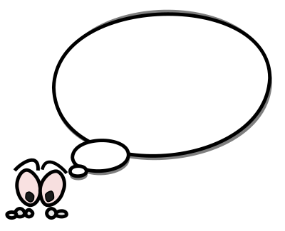 Bulle gauche simple clipart