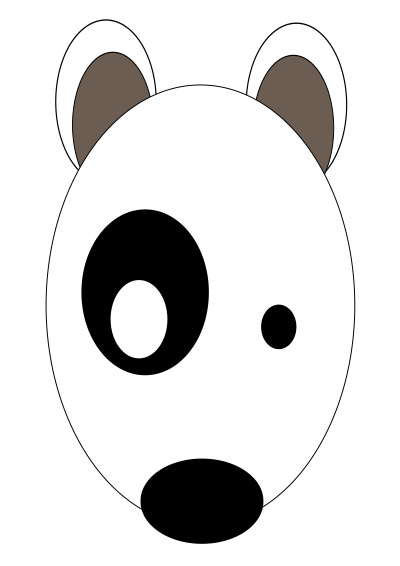 # Bullterrier head, bujung,Bull terrier cartoon,dog Bullterrier clipart