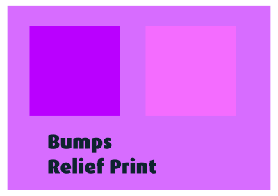 Bumps Relief Print clipart