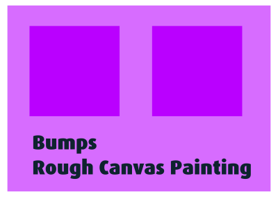 Bumps Rough Canvas Painting clipart