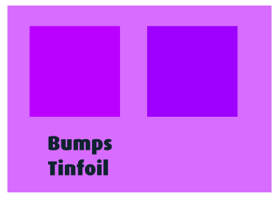 Bumps Tinfoil clipart