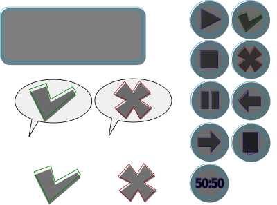Bunch o buttons christop clipart