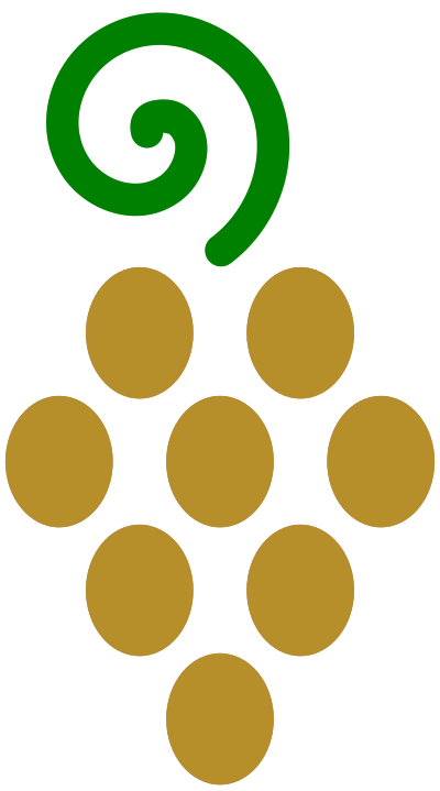 Bunch of grapes 2 (version 2) clipart