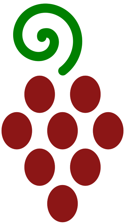 Bunch of grapes (version 2) clipart