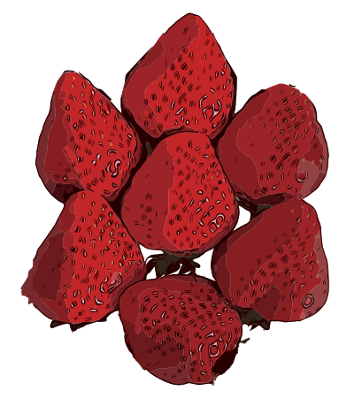 Bunch of Strawberries clipart