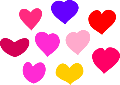 Bundle of Hearts clipart