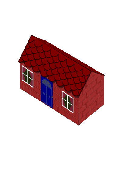 Bungalo clipart