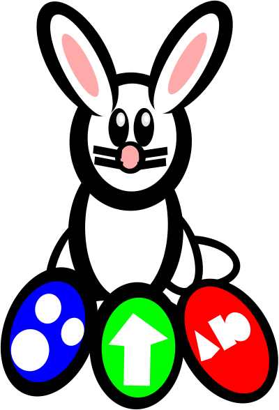 Bunney of easter clipart
