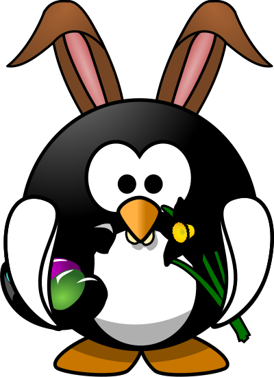 Bunny Penguin clipart