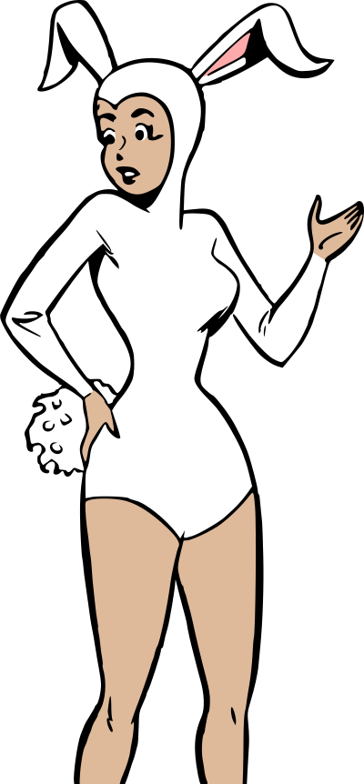 Bunny suit clipart