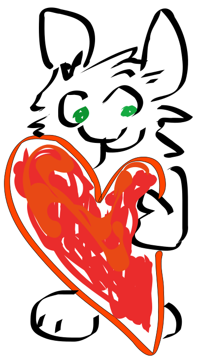 BunnyRabbitHeart clipart