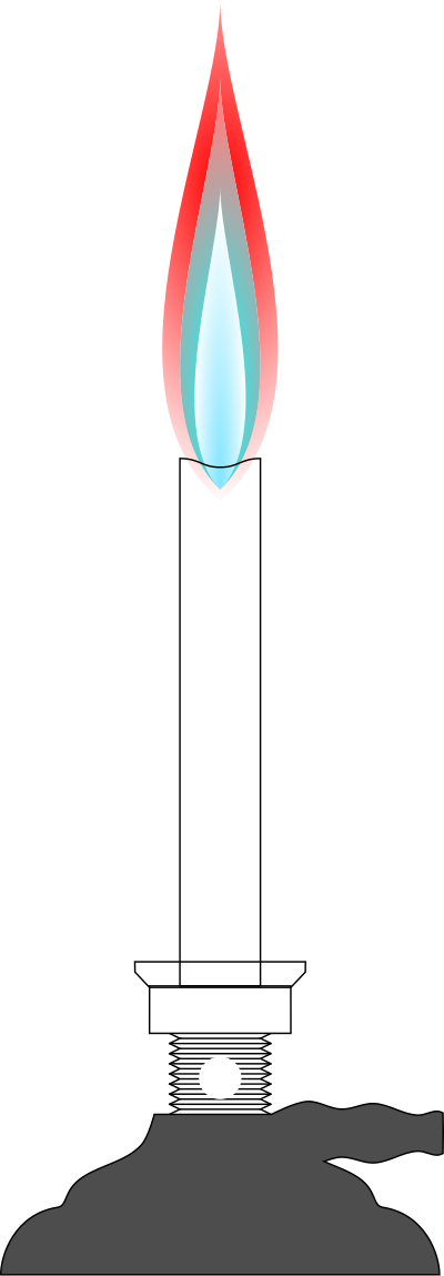 Bunzen burner clipart