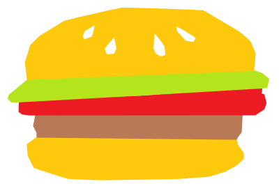 Burger refixed clipart