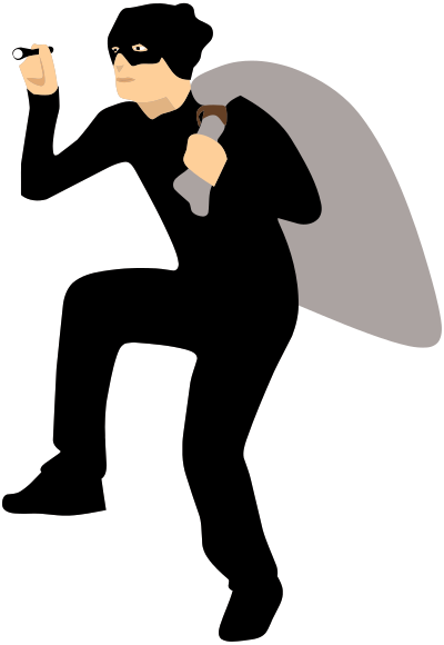 Burglar 4 clipart