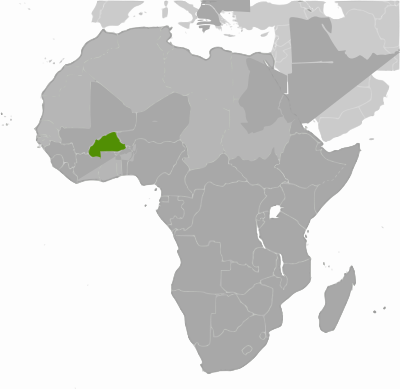 Burkina Faso location clipart