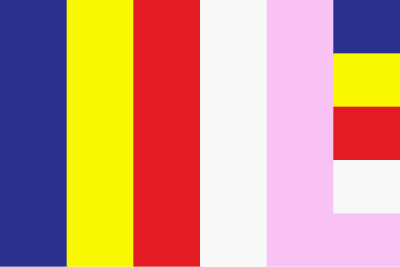 Burmese Buddhist Flag clipart