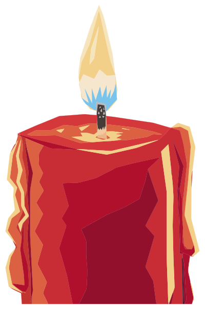 Burning Candle clipart