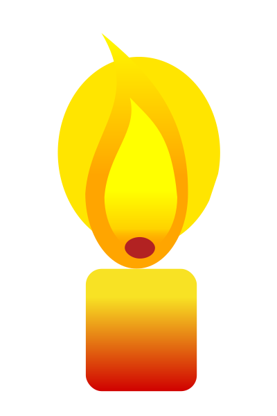 Burning Candle clipart