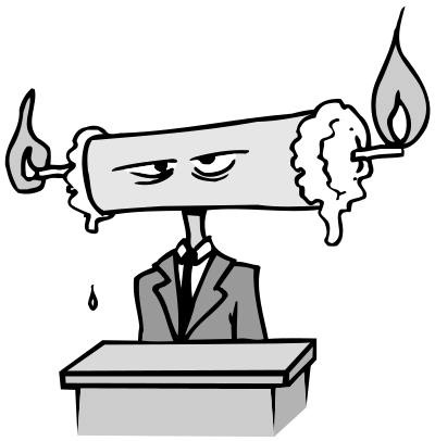 Burnt out clipart