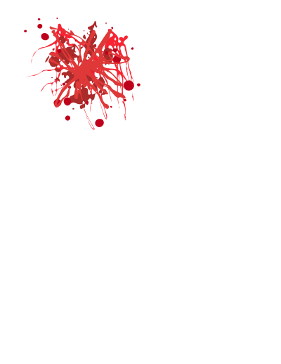 Burst blood clipart