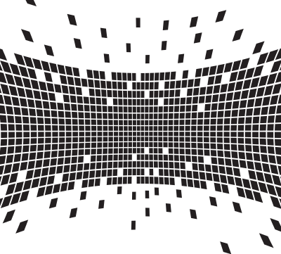 Bursting black tiles clipart