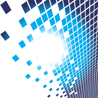 Bursting blue tiles abstract background clipart