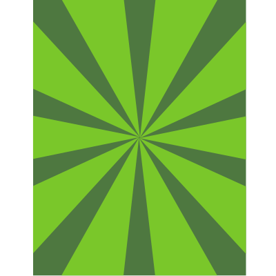 Bursting green sunbeams clipart