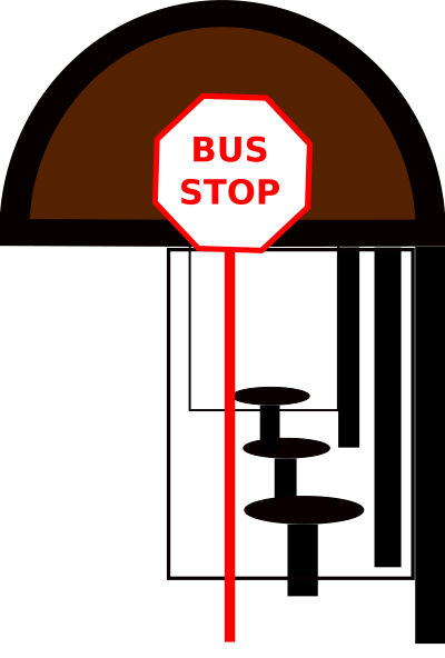 Bus Halt clipart