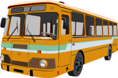 Bus LiAZ-677 by Rones clipart