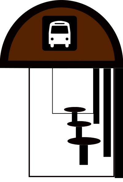 Bus Shelter clipart