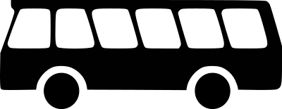 Bus symbol / pictogram clipart
