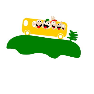 Bus tour clipart