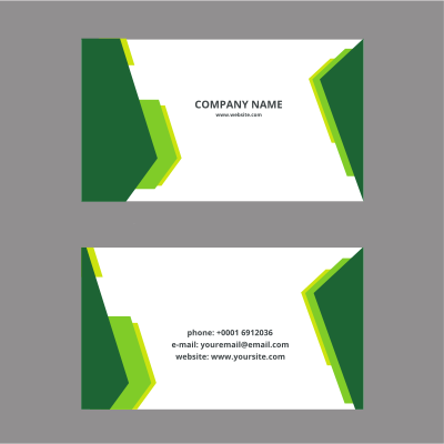 Business card svg template clipart