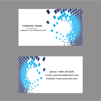 Business card template (#2) clipart